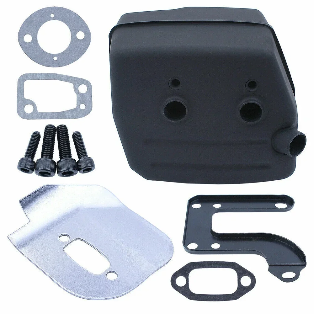 

For Chainsaw Exhaust Muffler Deflector Kit With Silencer And Brackets For 61 268 272 272XP 268K 272S