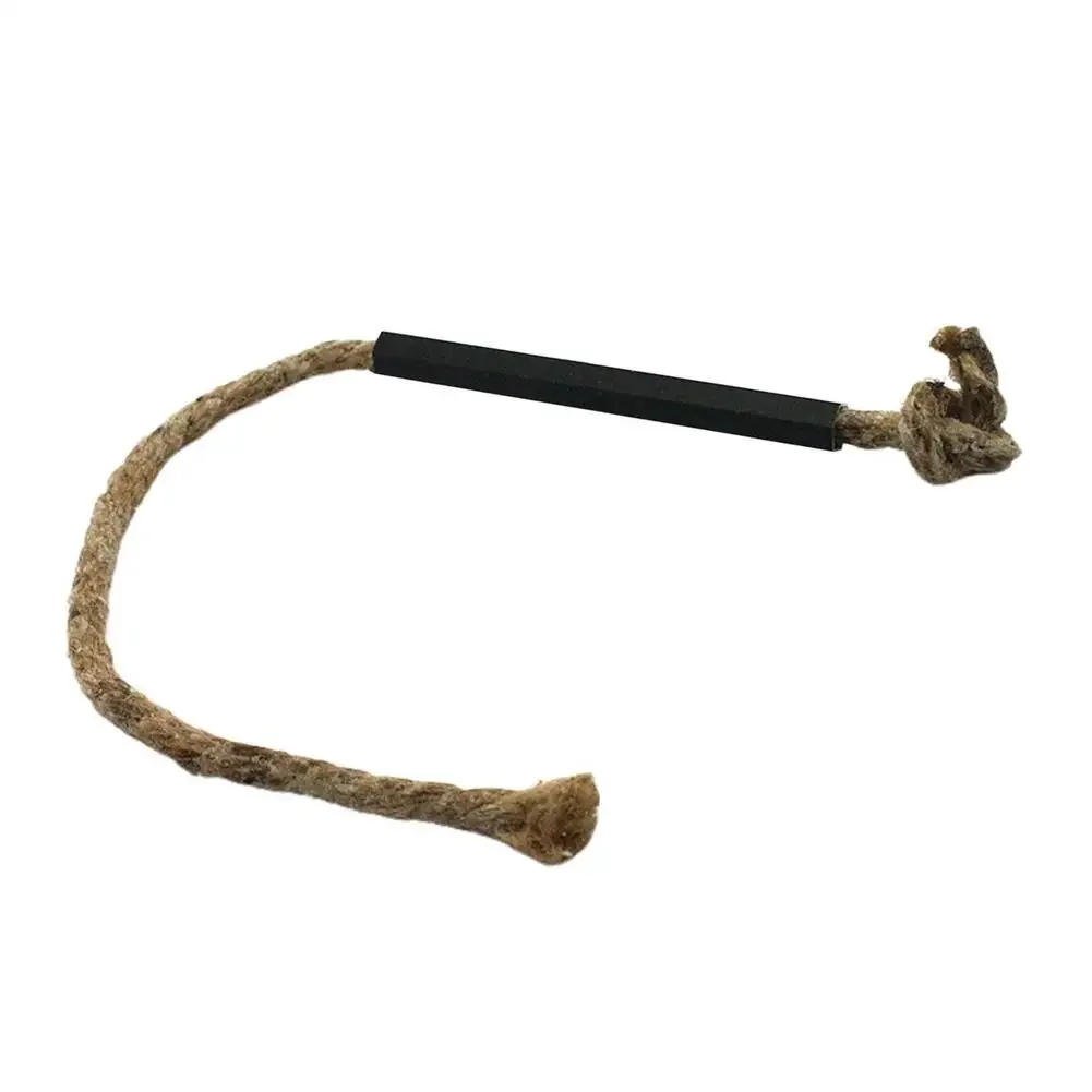 Tinder Cord Fire Starter With Aluminum Bellows Waterproof Wax Wick ​Fire Starter Portable Wick Hemp Cord For Outdoor Survival