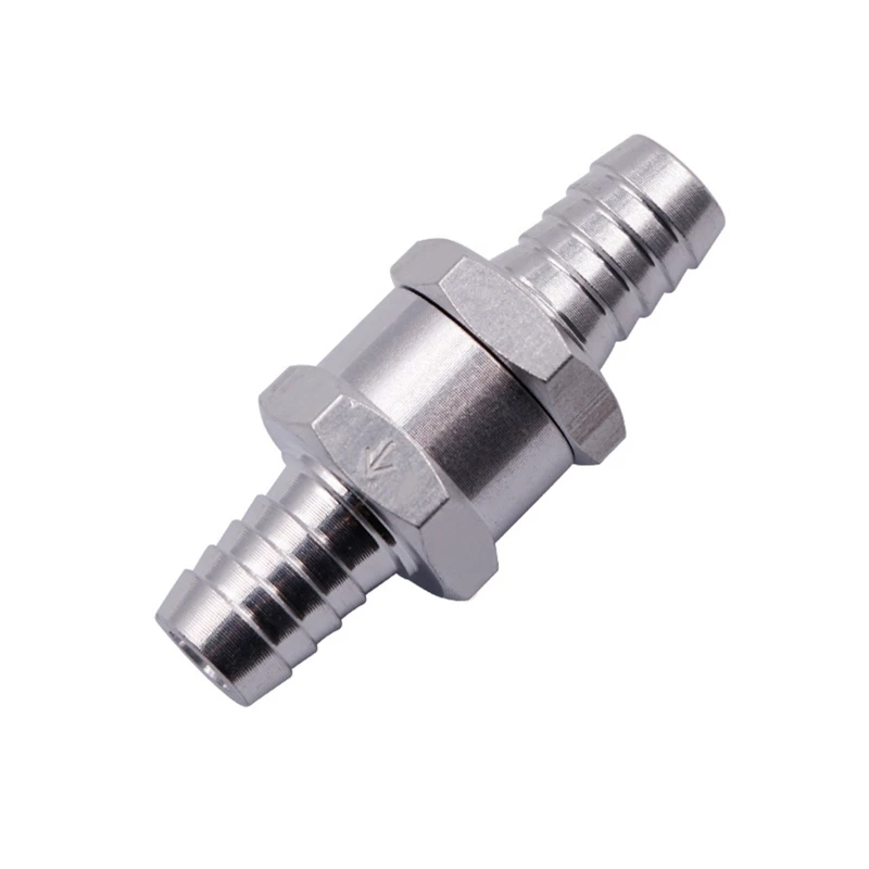 Way 6/8/10/12mm 4 Size Valves Aluminium Alloy Petrol for Diesel Non Return Check for Valve Way Fit Oil Wate L9BC