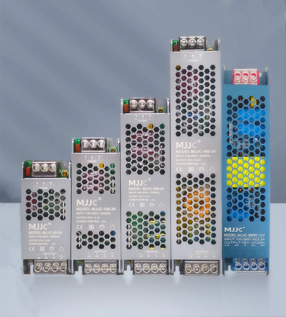 

AC110V 220V to DC 12V 24V Lighting Transformer 60W 100W 200W 300W 400W Power Supply for 2835 5050 COB Led Strips Source Adapter