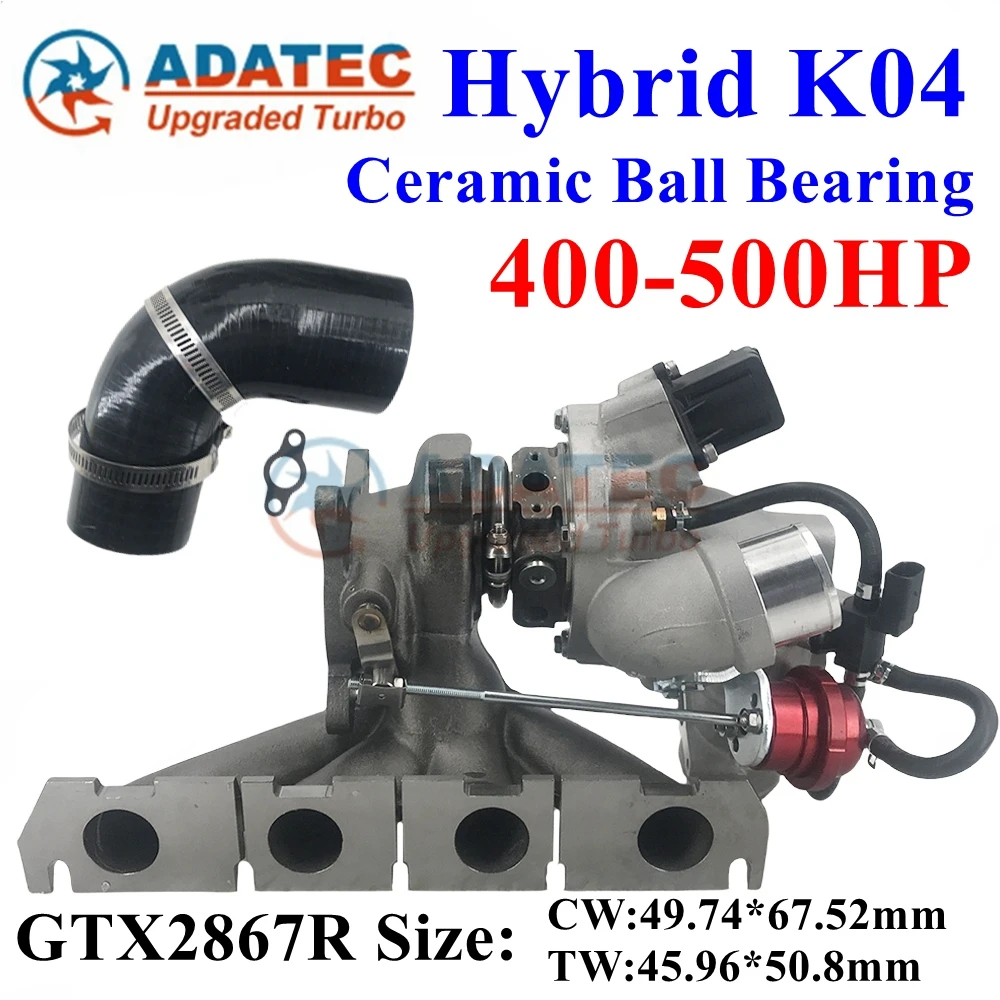 

K04-064 Hybrid Turbo Upgrade для Audi EA888 S1 S3 TT S Seat Leon 2,0 TFSI (8P/pa) BHZ 20 53049880064 Турбокомпрессор 06F145702C
