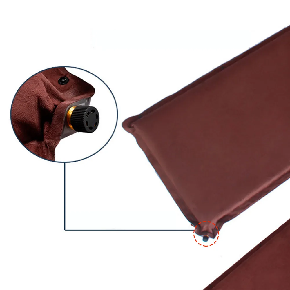 Cojín inflable para cama de dormir para acampar, boquilla de aire de TPU, colchón de aire multifuncional para exteriores, almohada, estera, accesorios de válvula, 1 ud.