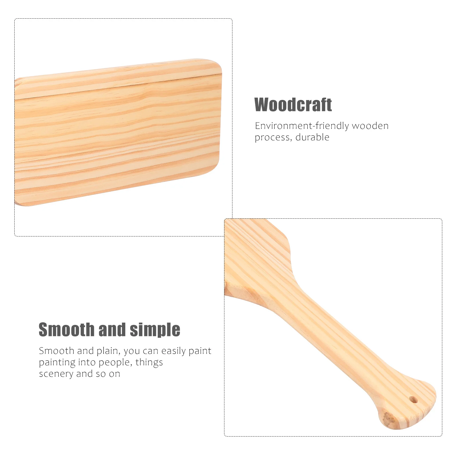 

Premium Unfinished Wood Diy Decorative Paddle Add Rhinestones Beads Ribbon Home Gift Greek Style Embellishment Wood Unfinished