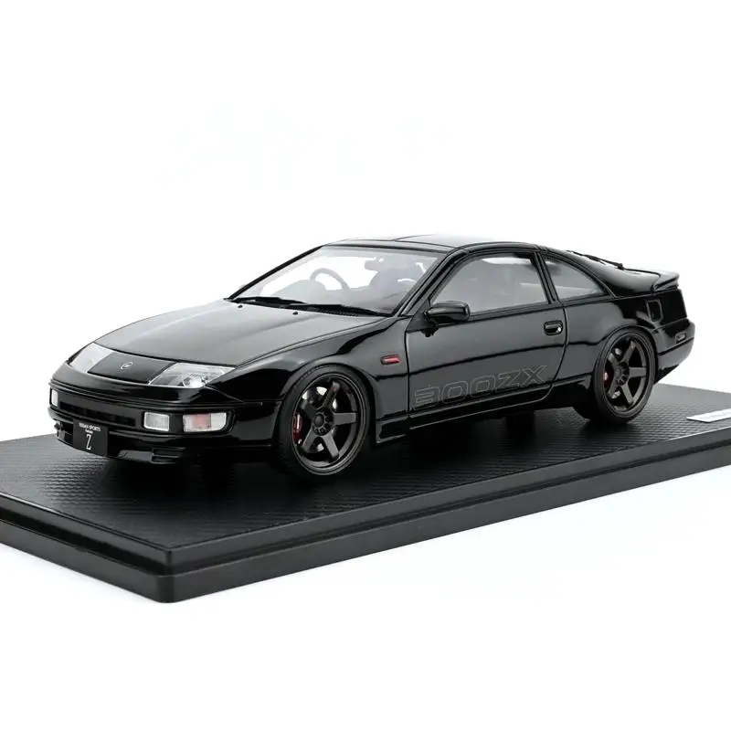 

IG 1:18 Fairlady Z Z32 2by2 Black JDM Simulation Limited Edition Resin Metal Static Car Model Toy Gift