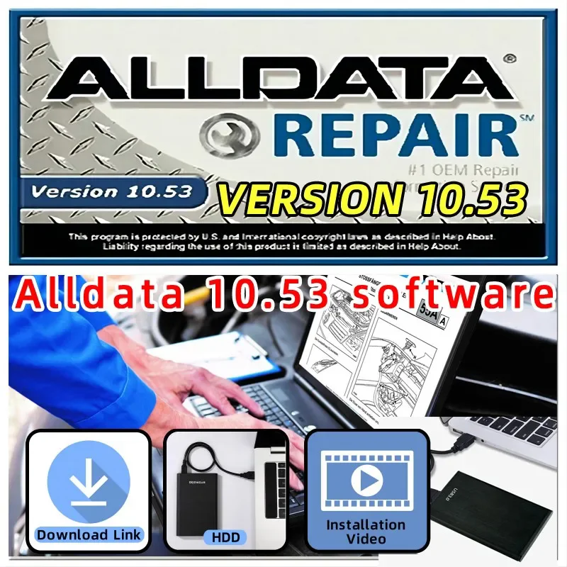 2024 alldata 10.53 Automotive Diagnostic Software provides all data technical support for cars and trucks with wiring diagrams