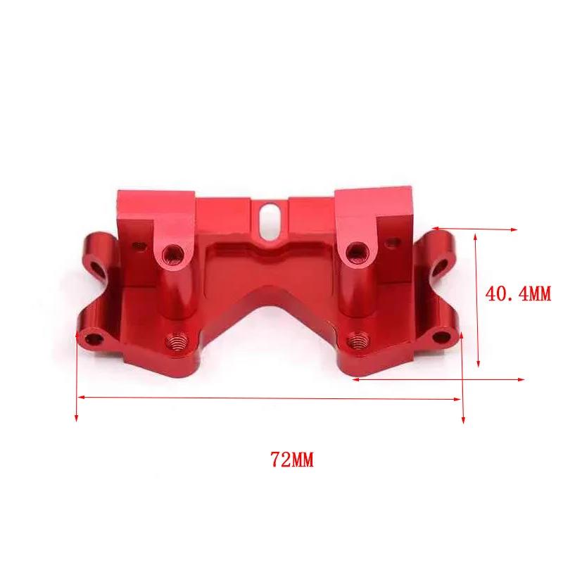 Aluminum Front Bulkhead Upgrade Parts for 1/10 TRX Slash 2WD Rustler VXL Stampede Bandit Replace 2530 2530A RC Parts