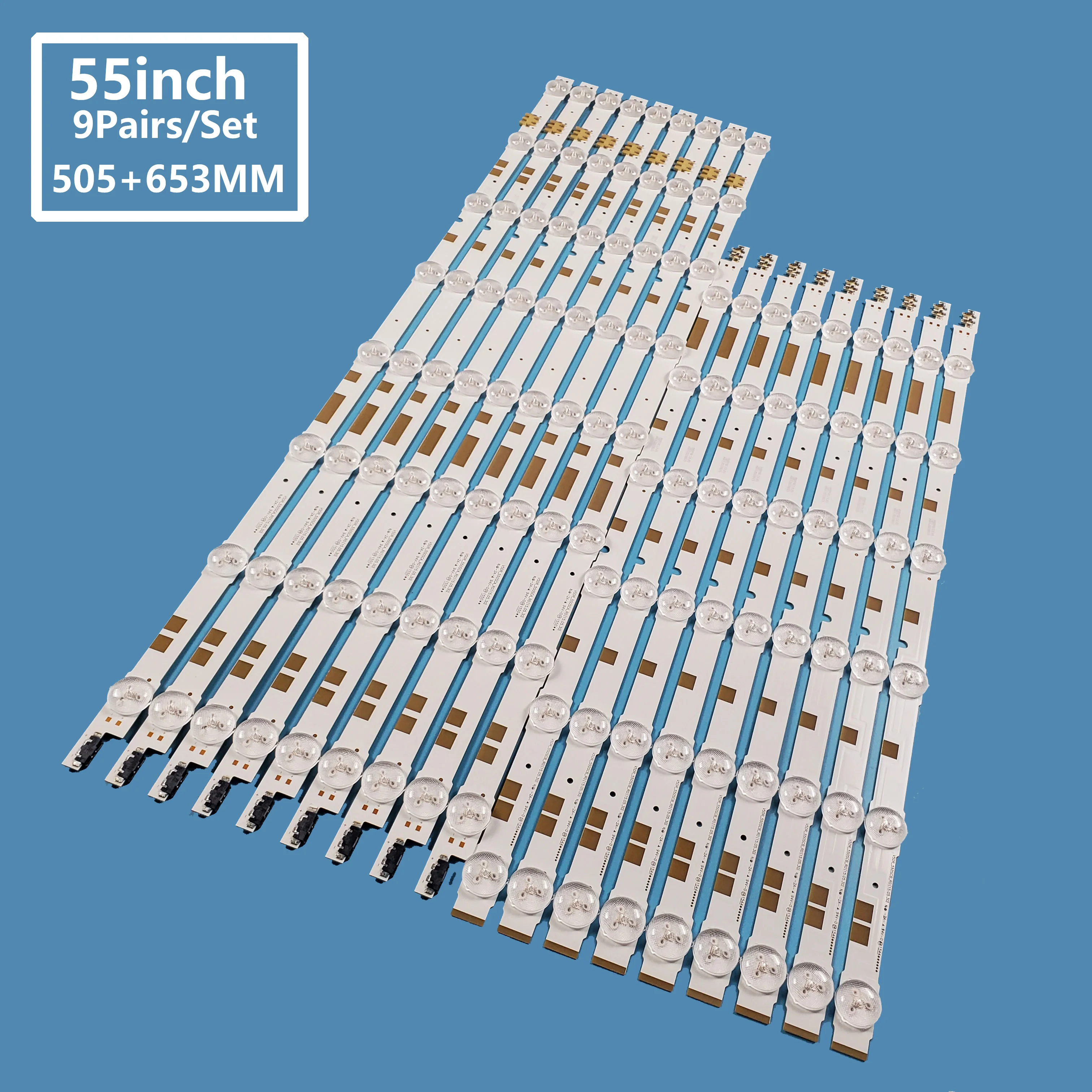 

Светодиодная лента 55 дюймов, 18 шт./комплект, V5DR_550SCAB_R0 детской лампы для Samsung UN55JS700, светодиодная лента для подсветки телевизора