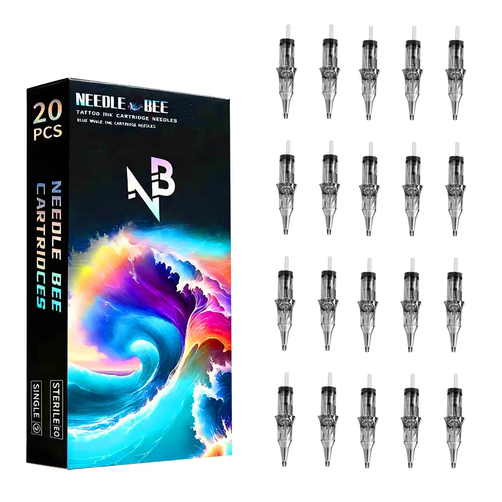 

Goldplume 20Pcs/Pack Rl/Rs/Rm/M1 Tattoo Needles Permanent Makeup Needles Tattoo Pen Permanent Eyebrow Tattoo Supplies