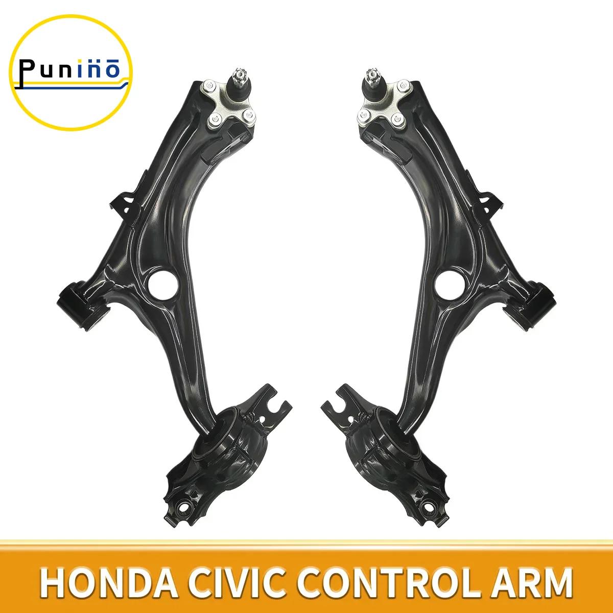 

Punino 2pcs of Front Lower Control Arms And Ball Joints Suspension kits for Honda Civic 2016 2017 2018 2019 2020 2021