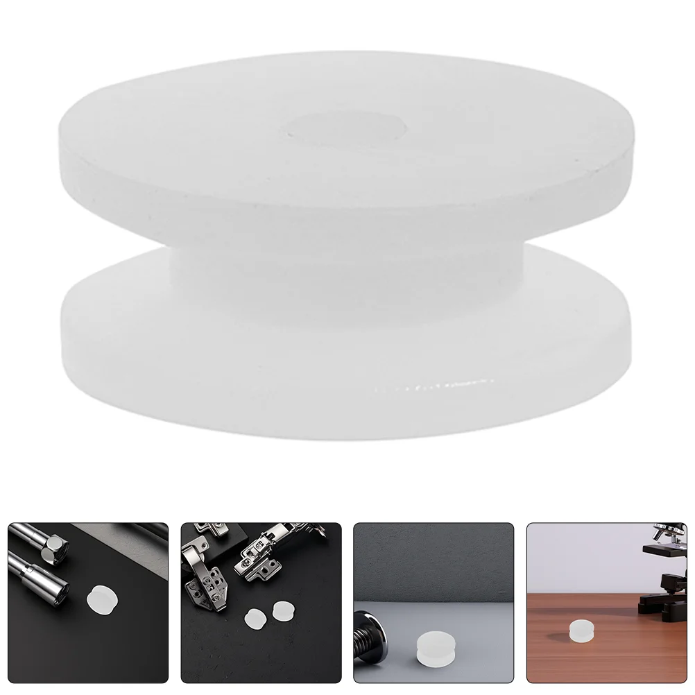 

20Pcs Plastic Pulley Wheels for DIY Model Toys and Educational Projects Suitable for Motor Shafts and Small Gear Wheels White