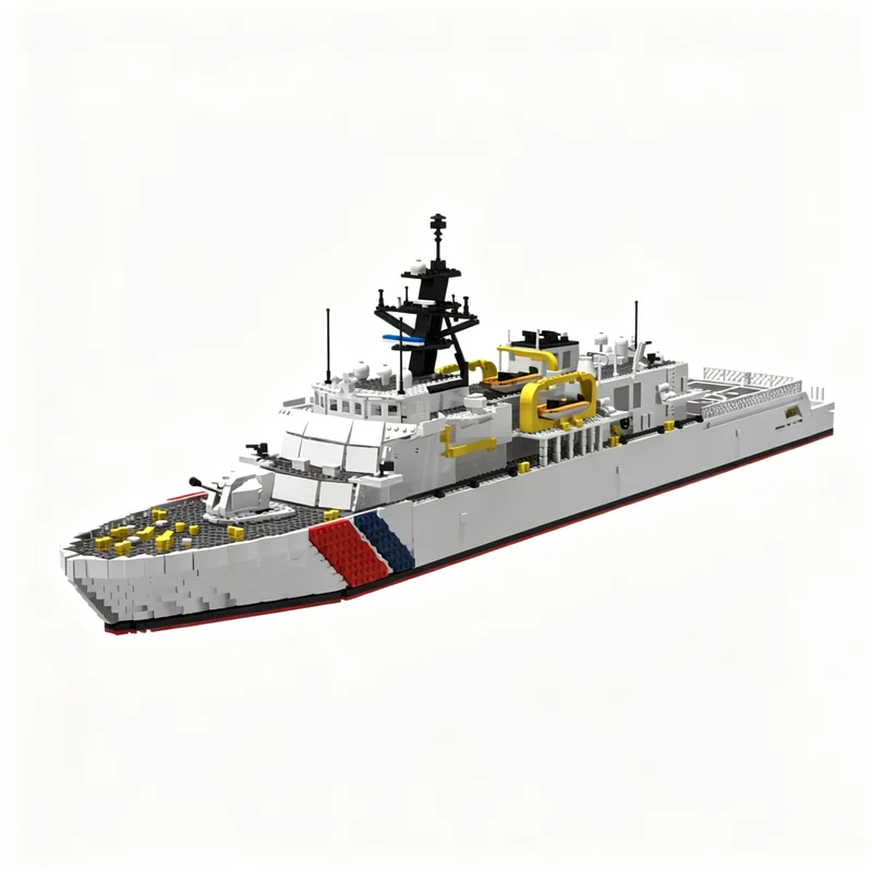 4177pcs MOC Coast Guard Offshore Patrol Cutter OPC City Coast Guard Model Building Blocks Construction Toys Christmas Gift 3D