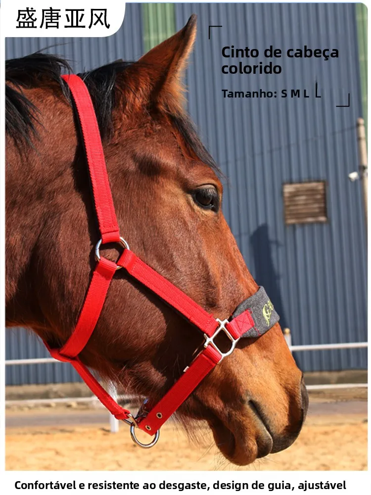 durable-wear-resistant-adjustable-head-bit-tack-leash-for-training-and-riding-sport-fitness-fans-supplies