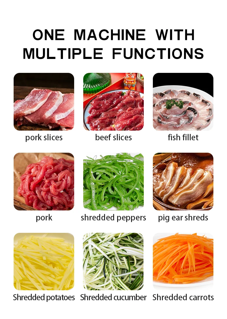 achine Meat Dicing Machine Meat Processing Equipment  Meat Cutter Shredded Pork M