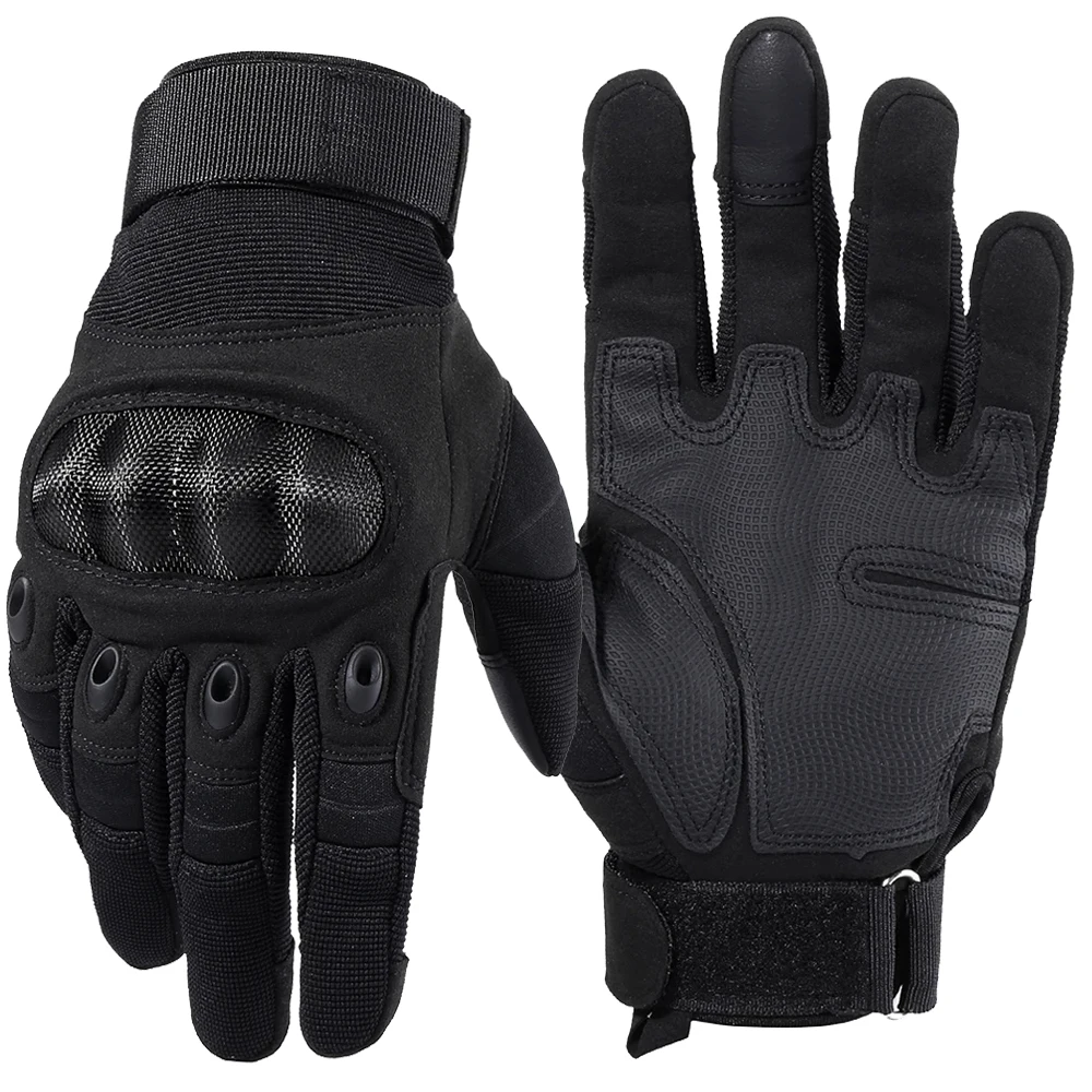 قفازات تكتيكية كاملة الأصابع للرياضة في الهواء الطلق وكرات الطلاء والصيد الادسنس القتالية وركوب الدراجات المضادة للانزلاق حماية العمل قفازات شاشة اللمس
