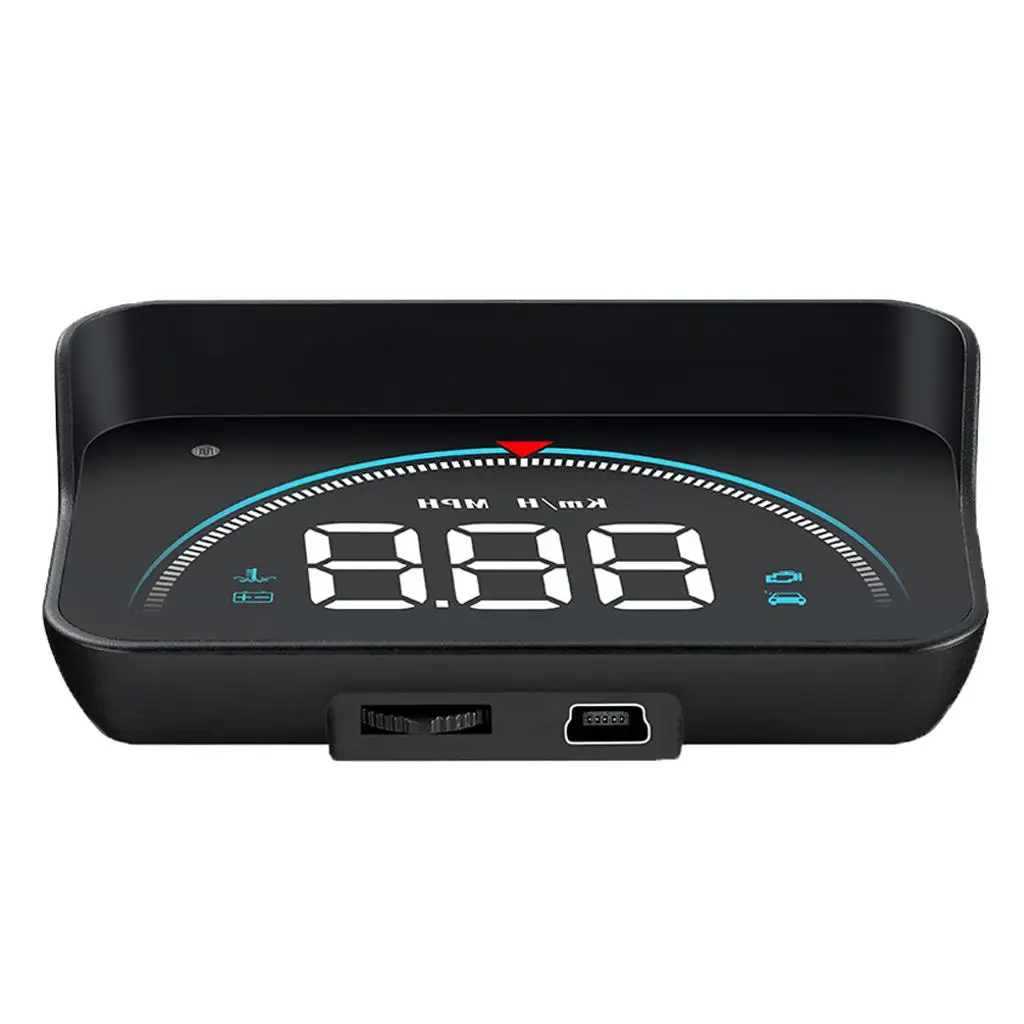 Computer Speedometer Wind OBD2 HUD Speedometer Digital Car Instrument Panel for Universal Vehicle
