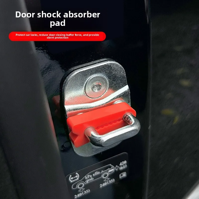 Universal Car Shock Absorbing Silicone Buffer Pad Noise Reduction Door Shockproof Anti Collision Cushion For Vehicle Door