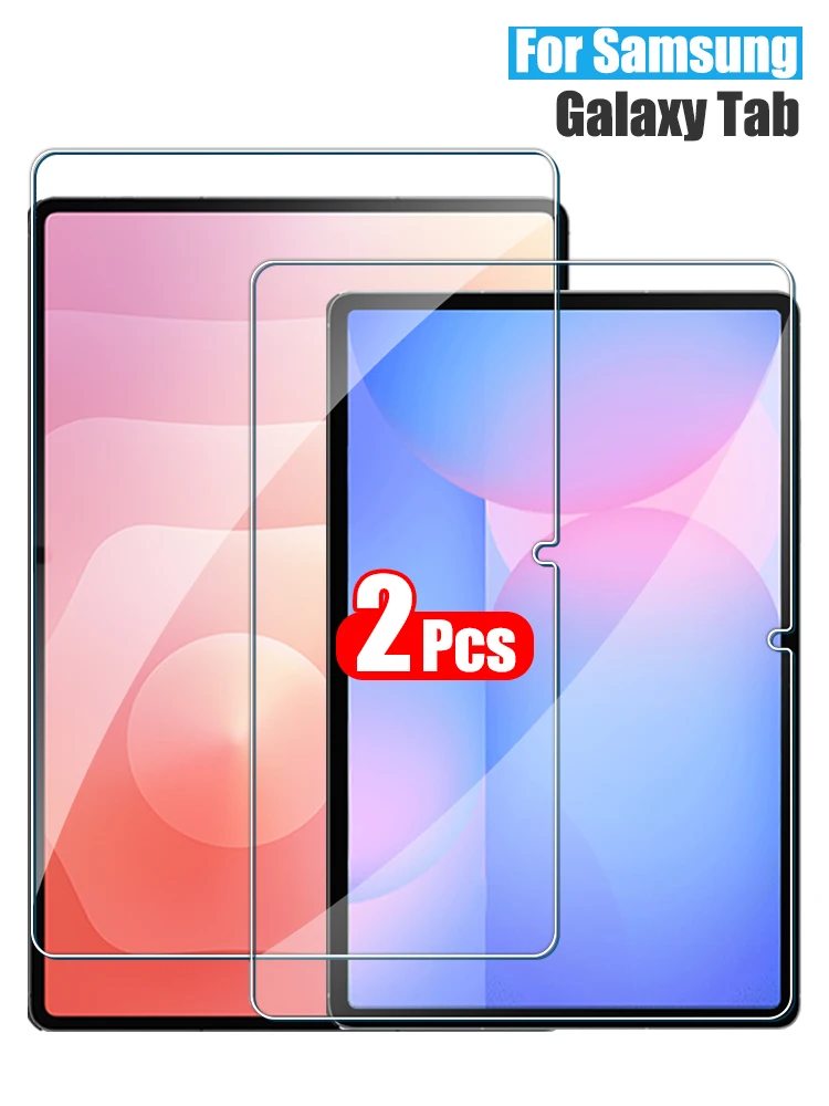 2 STKS Gehard Glas Screen Protector voor Samsung Galaxy Tab S11 Ultra S10 Fe Plus Tab S10 Lite A11 Plus A9 A11 + A9 + Film - afbeelding 2