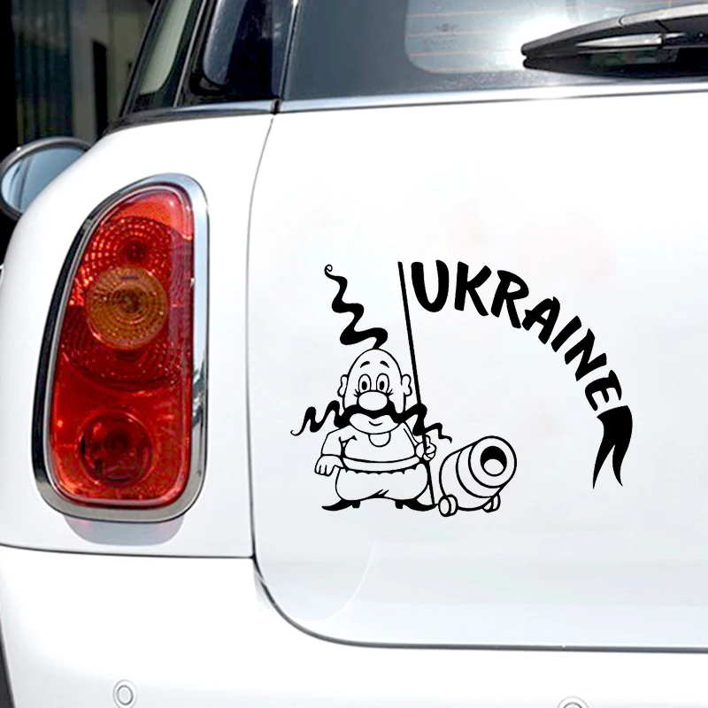 M1013 #   Mohamed Ukraine Autoaufkleber, wasserfest, Vinyl-Aufkleber, Autozubehör, Dekor, Pegatinas Para Coche, ohne Hintergrund