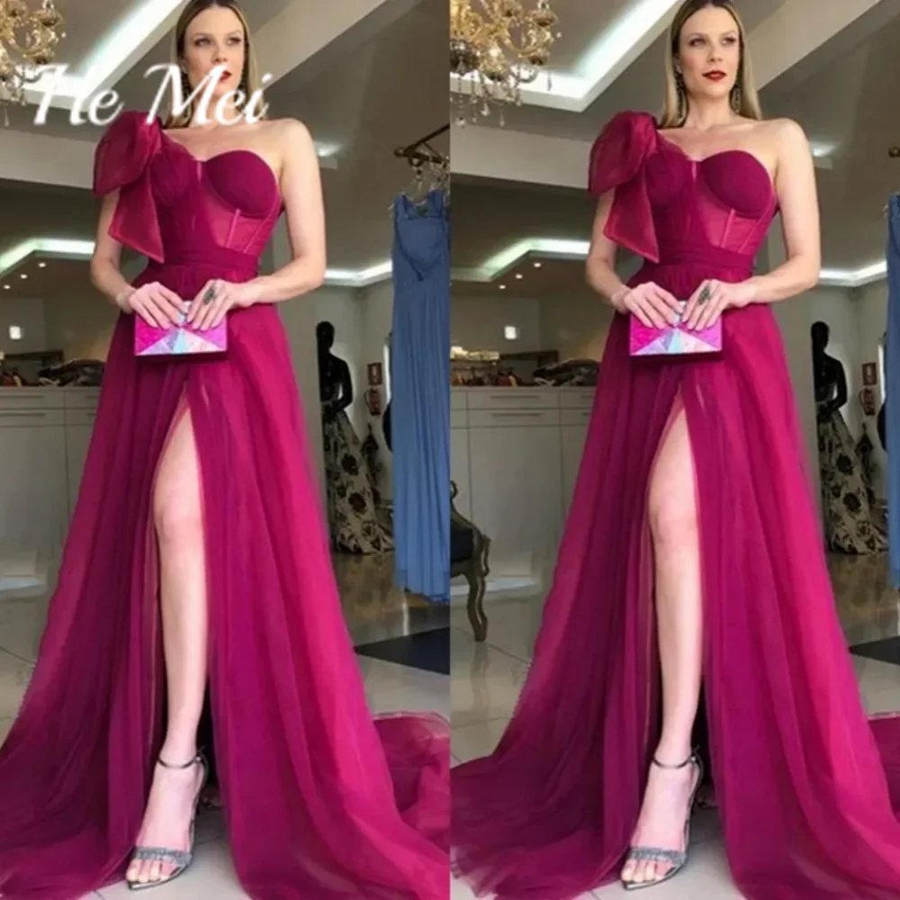 Prom Dress For Women Simple Sweetheart Neck A Line One Shoulder Formal Evening Gowns Floor Length Party Dresses فساتين الحفلات