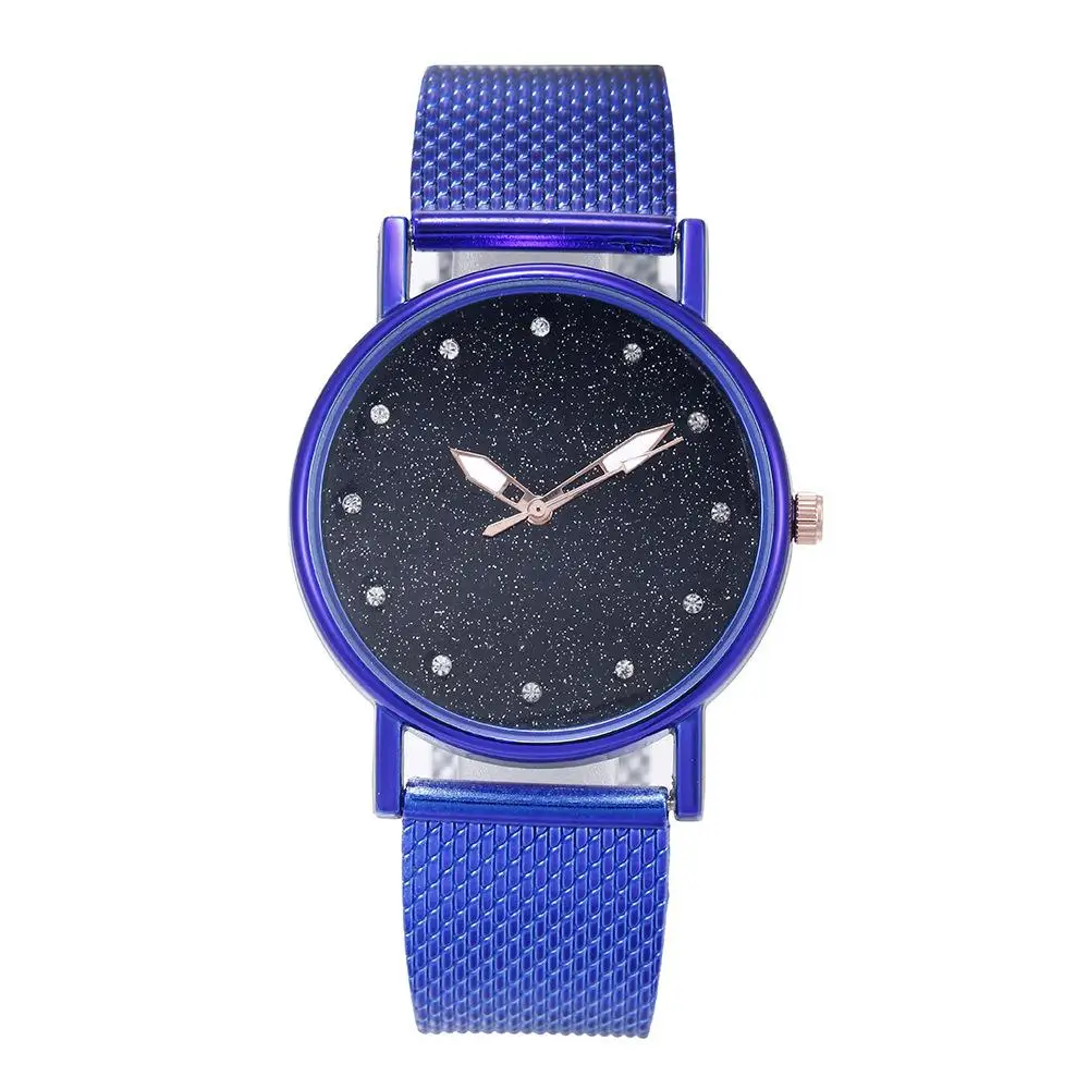 New fashion fashion women's watches net red full of stars mesh band watches ladies watches