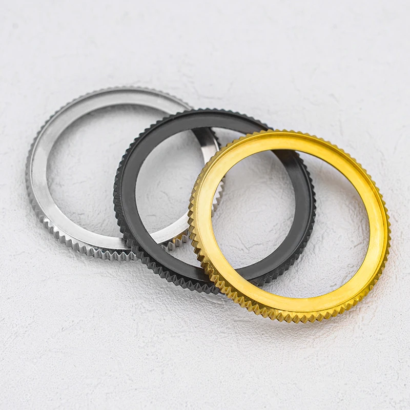 

Stainless Steel Coin Turbo Bezel for SKX007 SRPD NH35 Case 41mm Rotating Bezel Compatible with SKX009 SKX011 SKX171 SKX173