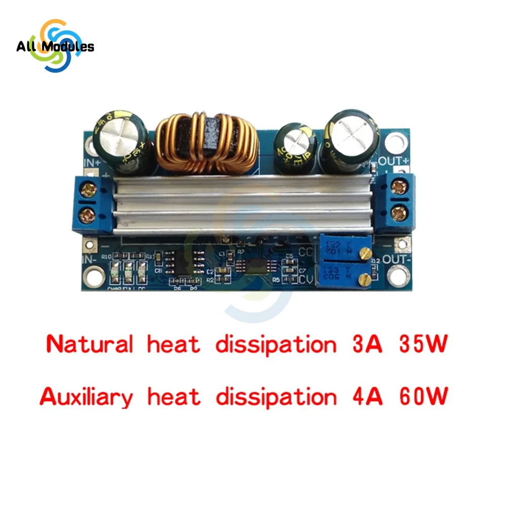 CC CV Adjustable 3A 30W 35W DC 5 -30V to DC 0.5 -30V Step Up Down Buck Boost Converter Power Supply Module Voltage Regulator