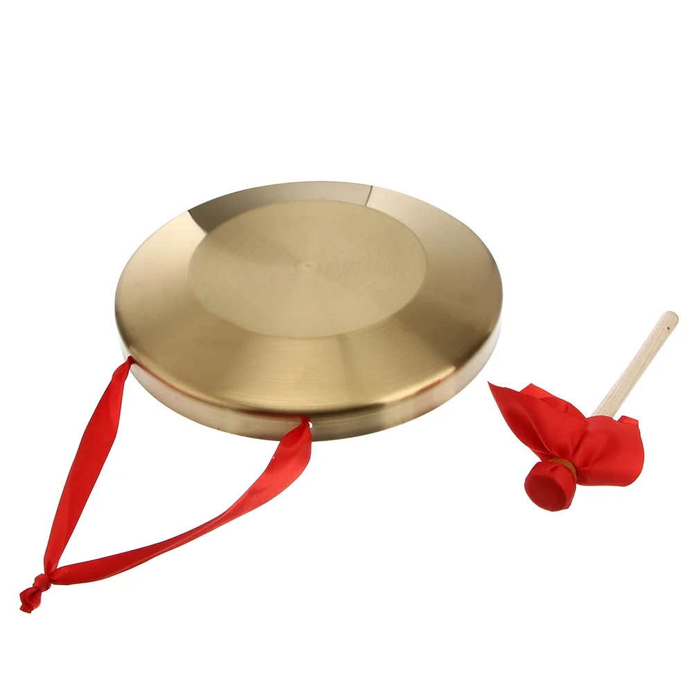 Gong Small Music Instrument Chinese Opera Toy Portable Outdoor Playset Gongs Concentrate