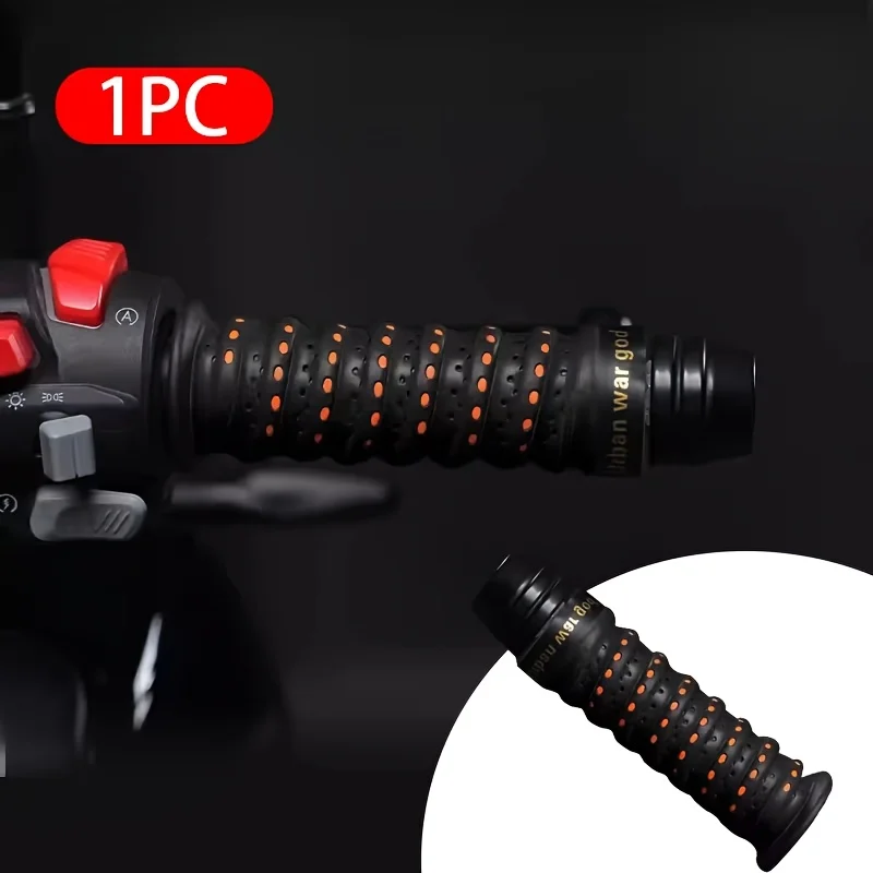 1pc Motorcycle Handlebar Grips, colorful, Summer, Anti-Slip, Soft Silicone Clutch and Brake Grips