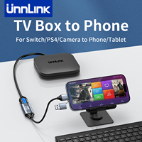 Unnlink 1080P 60Fps Video Capture Card HDMI to USB & Type C for Switch PS4 TV Box PC to Phone Tablet