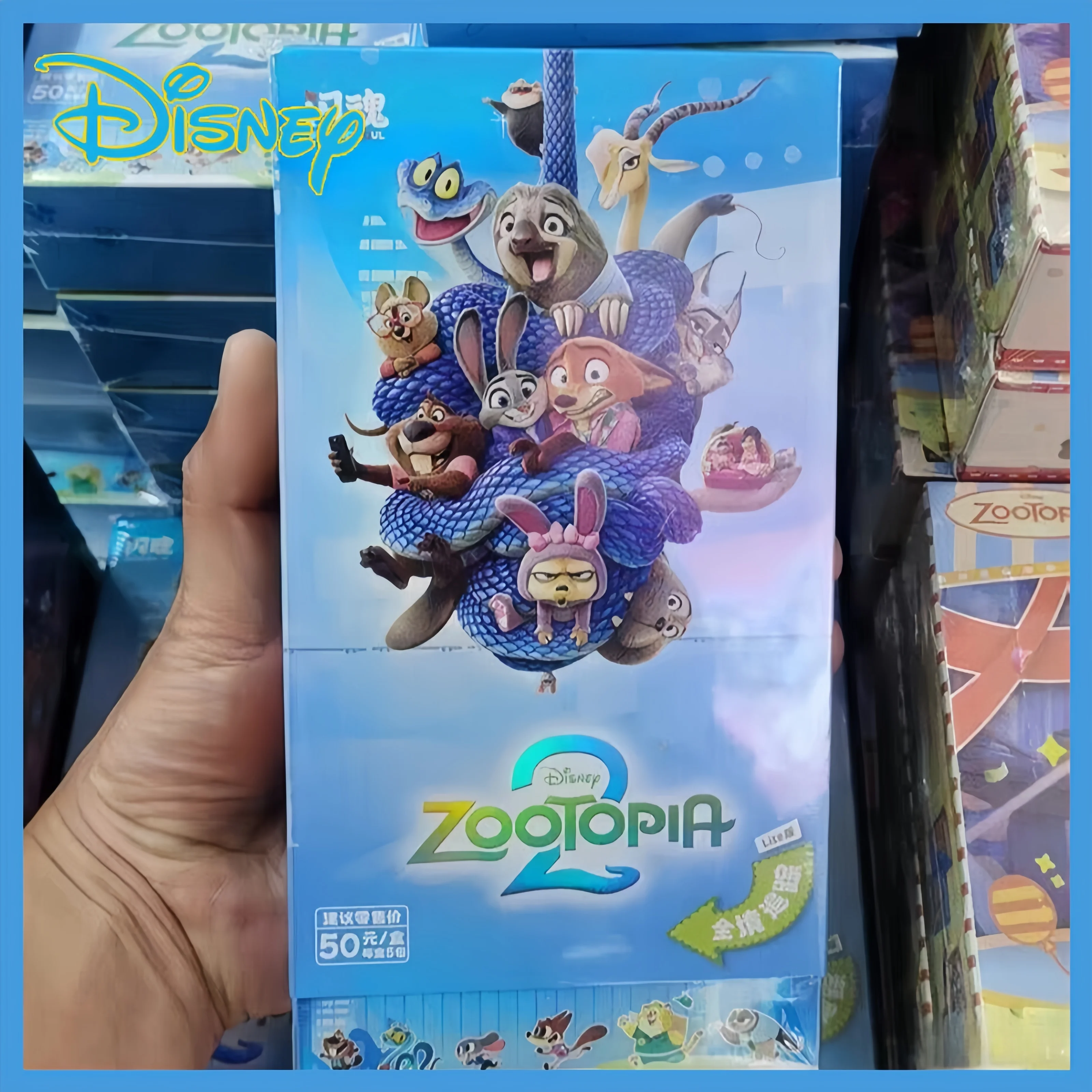 ディズニー ズートピア2 シリーズカード Vol.1 オリジナル 全地域追跡ライトバージョン コレクション ブラインドボックス アニメ周辺機器