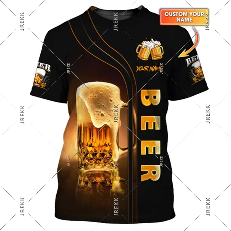 

Custom 3D Print Funny Beer Festival T Shirt Tops For Men Summer Short Sleeve Tee Shirts New In Mens Beer Graphic T-shirt Clothes