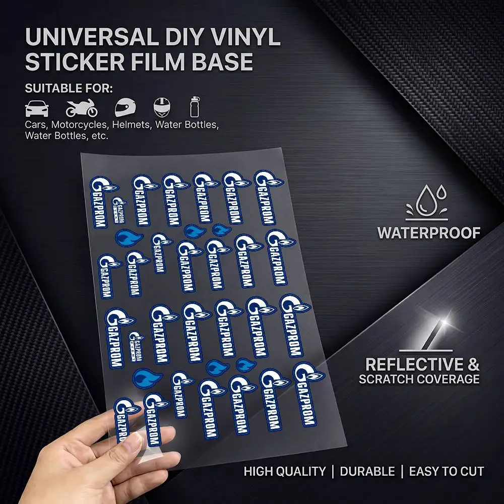 G-gAzPrOm-M All Purpose Reflective Waterproof Scratch Blocker Decal Car Bike Helmet Cup Refrigerator Decorative Stickers