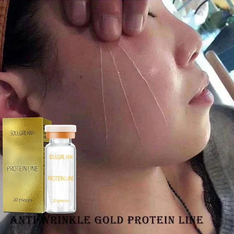 خيوط بروتين الكولاجين رفع فوري لشد الوجه الممتص حشو مكافحة الشيخوخة إصلاح عميق تتلاشى الخطوط الدقيقة مستحضرات التجميل الكورية