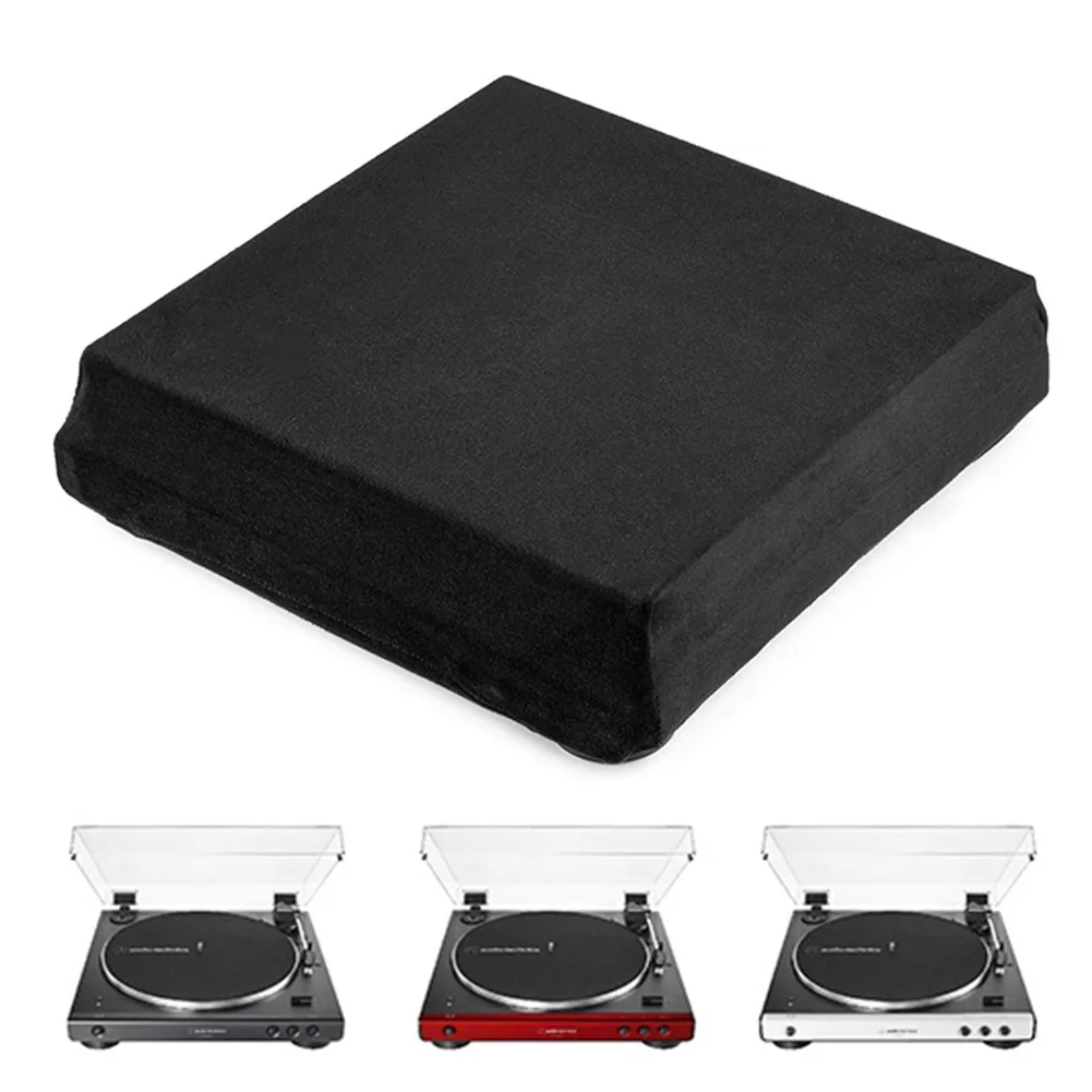 Dustproof Protective Cover Spandex High Elasticity Turntable Dust Case Sleeve with Elastic Band for Audio-Technica AT-LP60XBT