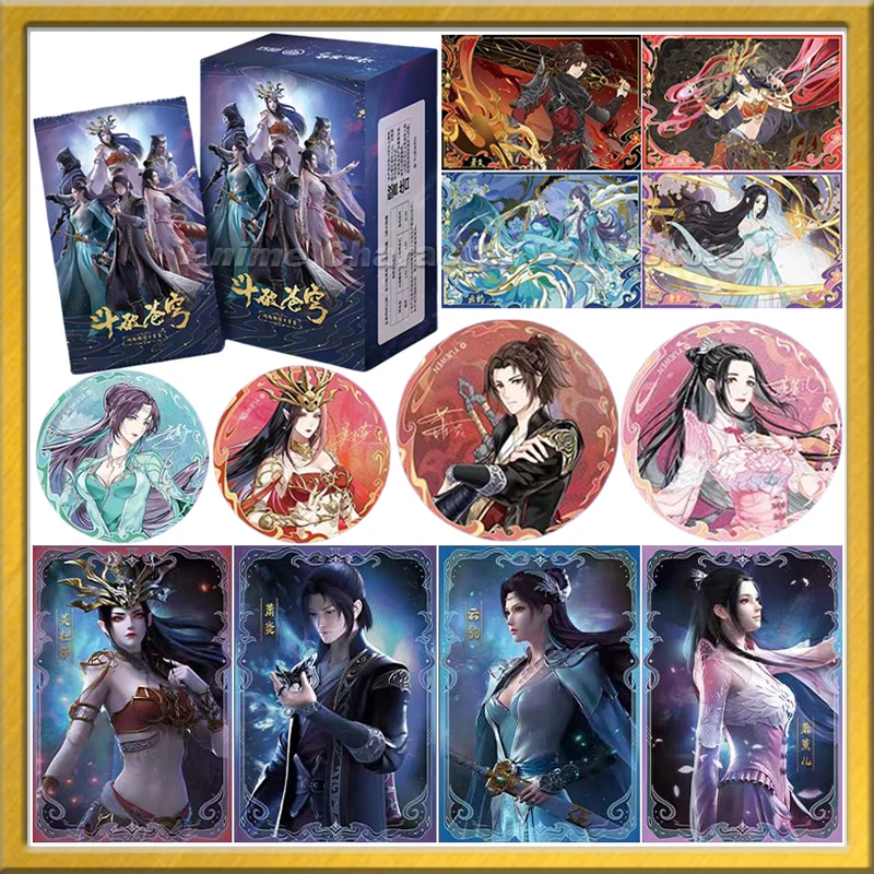 Wholesale Dou Po Cang Qiong Card Anime Character Fights Break Sphere ACG TCG Collection Cards Hobbies Toy Children Birthday Gift