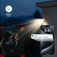 XVIM Outdoor Wireless WIFI Camera 1080P Wireless Home Security Solar Battery Powered Camera Floodlight Night Vision Local Alarm 5