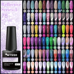 Mtssii 12/60/120pcs Set Of Gel Varnishes Glitter Nail Polish Set Semi Permanent Uv Gel kits Soak Off  Nail Art Manicure Big Set