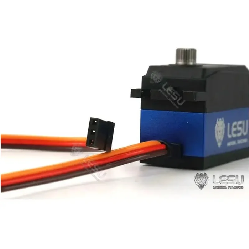 Good Time LESU Modell Hochdrehmoment 14kg Titan-Metallgetriebe Lenkungssperre Differenzial-Servo RC-Zubehör – Detail 5