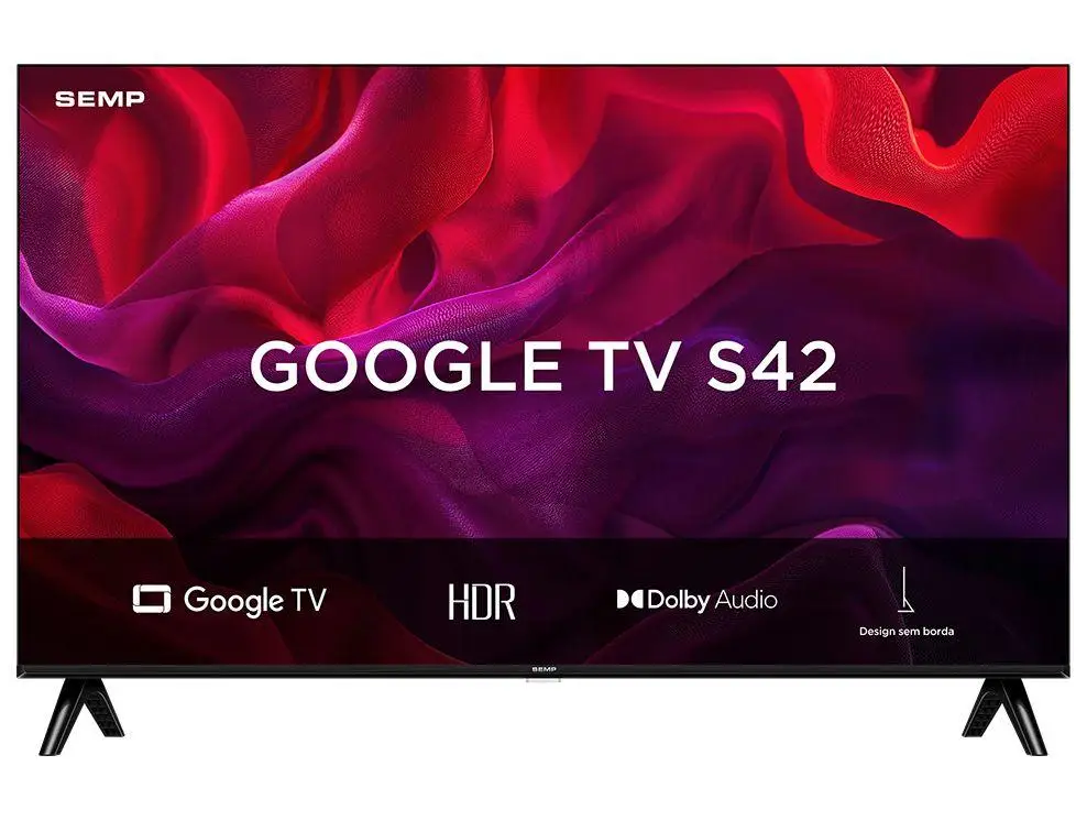 Smart TV 32" TCL HD LED 32S42 Google TV 2 HDMI