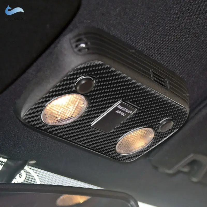 

Накладка на панель потолочного освещения для Ford Mustang GT 2015-2021 из мягкого углеродного волокна