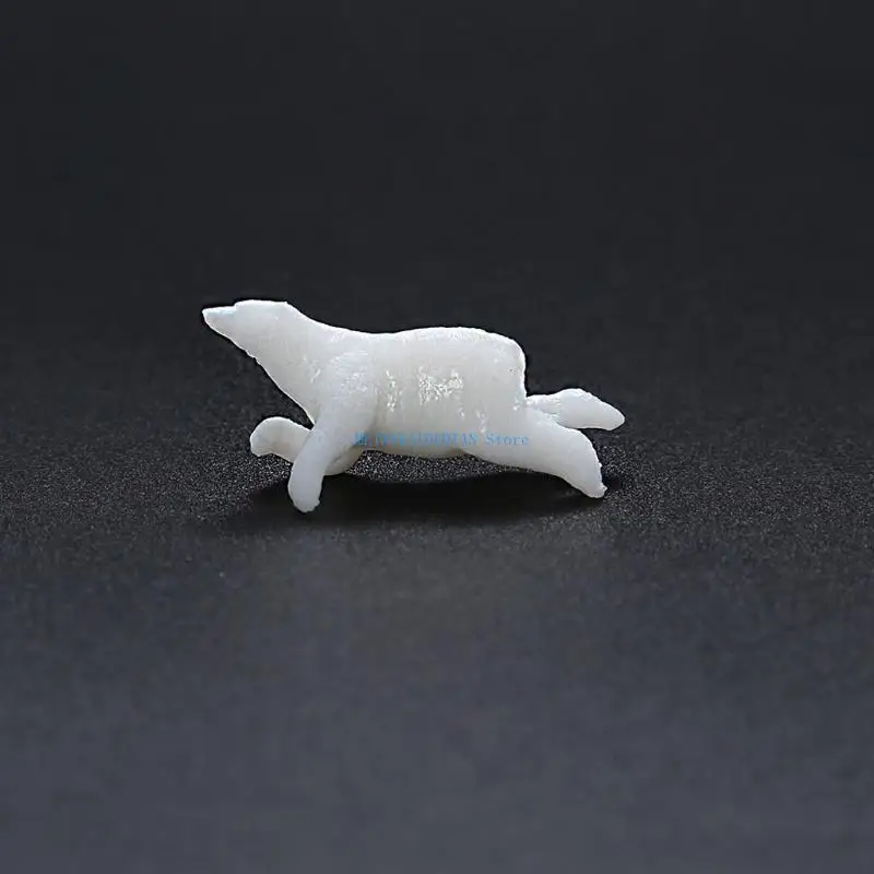 C1FE 7 شكل DIY سيليكون الدب القطبي الصغير النمذجة الراتنج العفن الراتنج حشوات المجوهرات