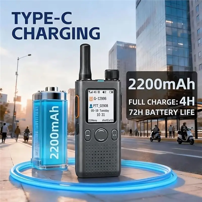 Y23A-AT1 Upgraded 5G POC Radio,Unlimited Distance Nationwide Intercom ,2200Mah Two-Way Walkie Talkie For Hiking Camping
