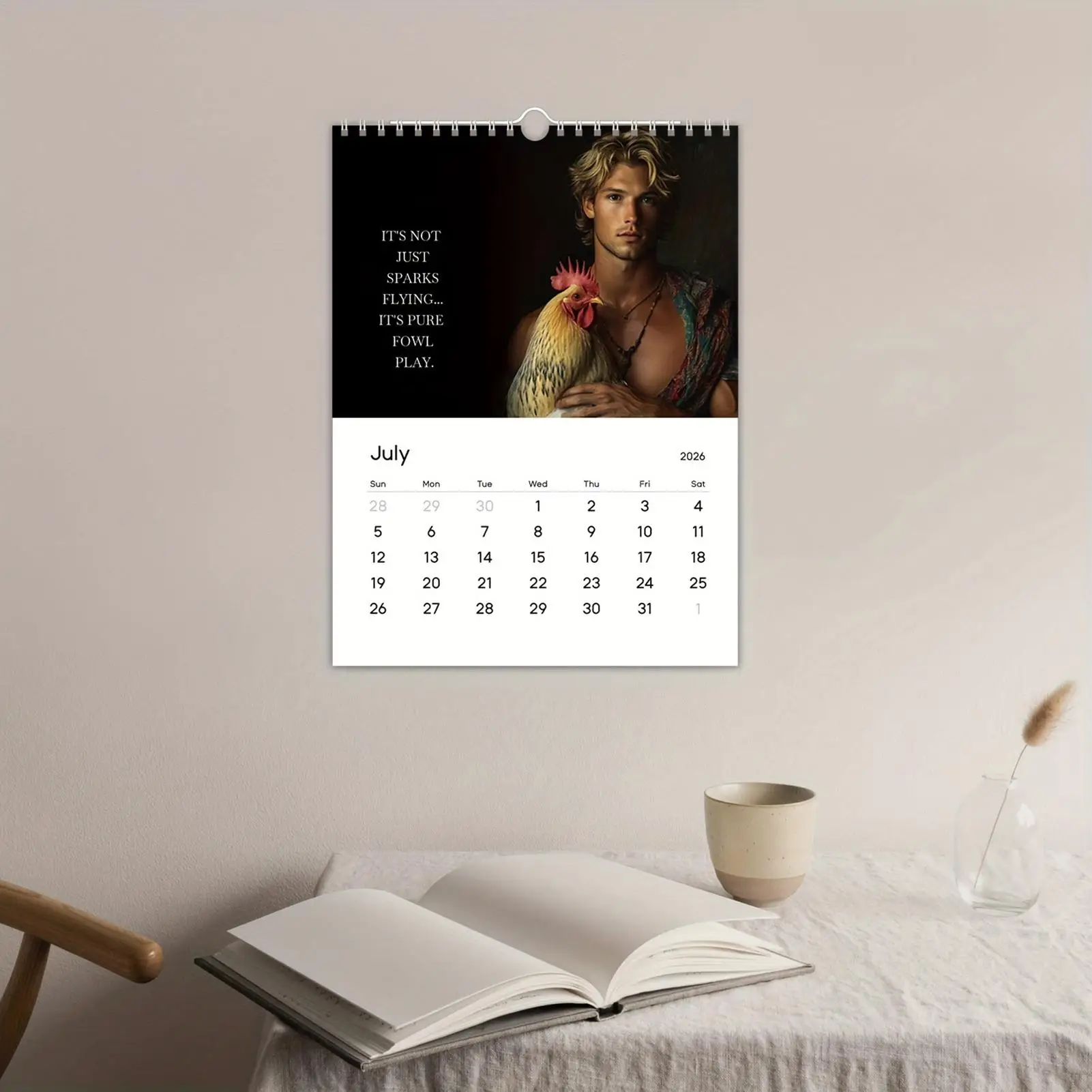 

2026 Wall Calendar Monthly Vivid Color Organizer Monthly Wall Calendar For Family Kids Indoor School Classroom Offices Home