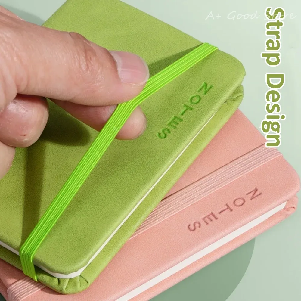 A7 Mini Notebook Portable Pocket Notepad Memo Pad Diary Planner Agenda Organizer Journal Office School Stationery 80 Sheets