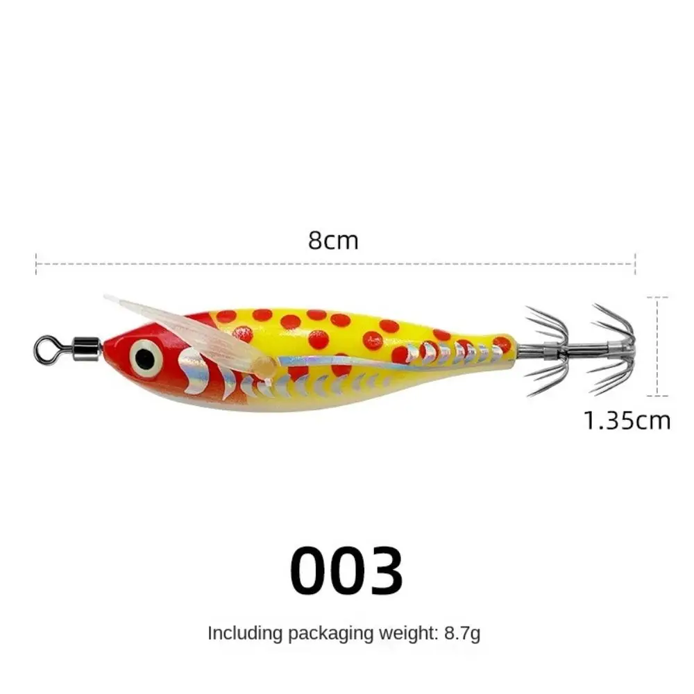Spinnerbait luminiscente – Jig calamar diseño camarón para pesca