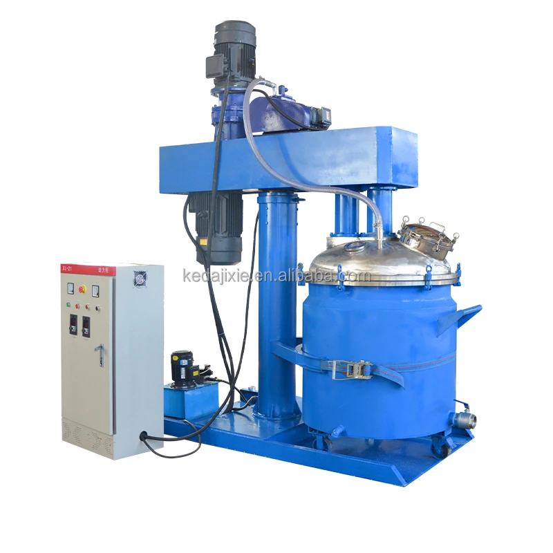 High Quality SUS304 Paint Disperser Mixing Machine With Vacuum Glue Mixer Dissolver Machine