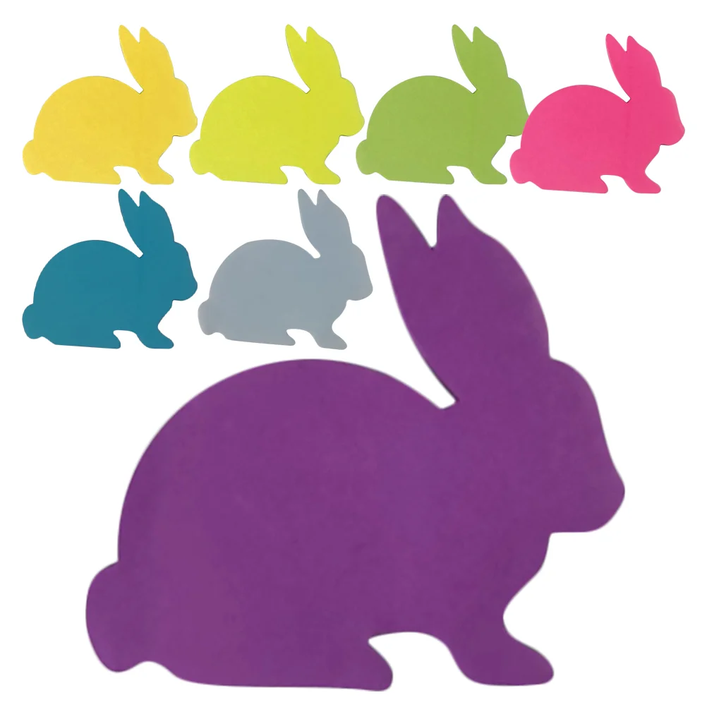 

7 Books Little Bunny Notes Home Rabbit Mini Easter Notepad Small Paper for Student Supply