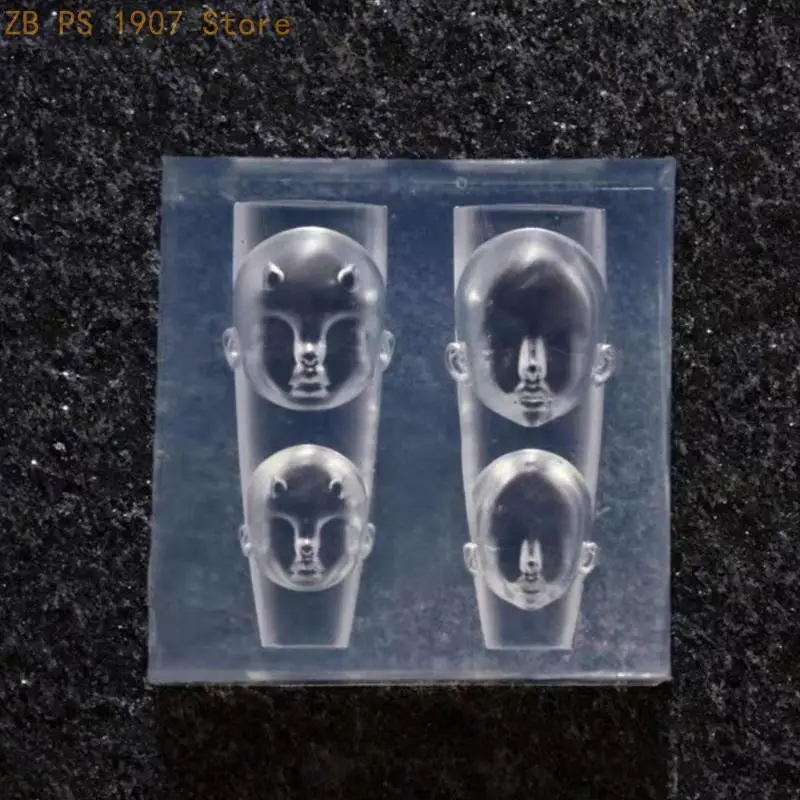 Silicone Art Template for Nail Decorations Embossed Doll Face Accessories Mold Practical Embossing Tool 55KA