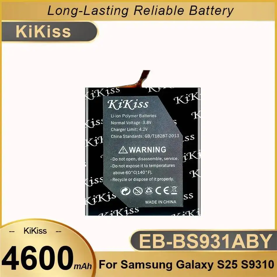 

Аккумулятор мобильного телефона EB-BS931ABY для Samsung Galaxy S25 S9310 4600 мАч, безопасная замена премиум-класса