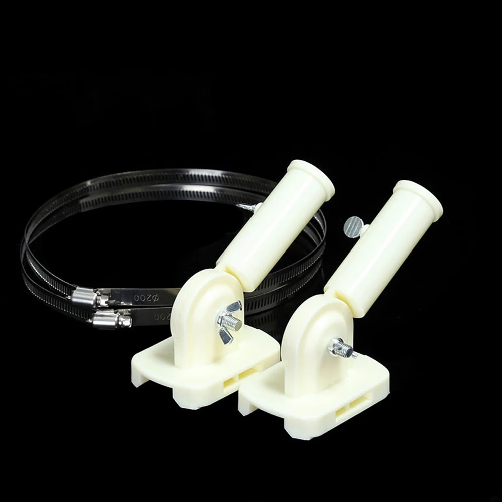 

Flagpole Holder Bracket Durable Material Tight Hold Easy Install National Day Celebration Shop Window Flag Decor Porch Balcony